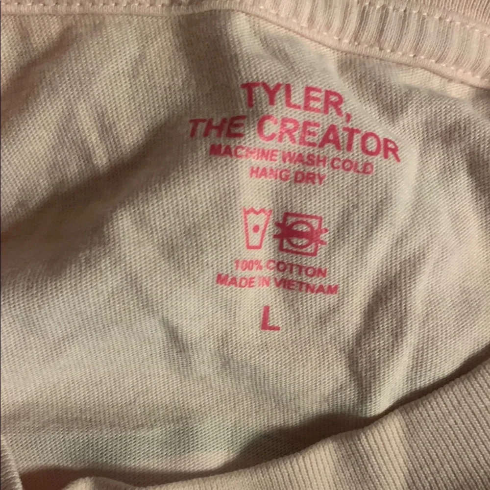 Pink Graphic T-Shirt with Cartoon Design - Picture 2 of 3